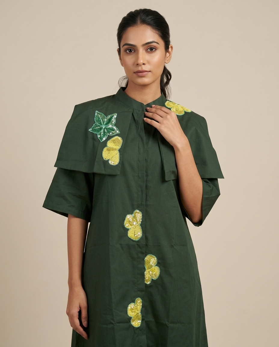 Verdant Clover Bloom Tunic
